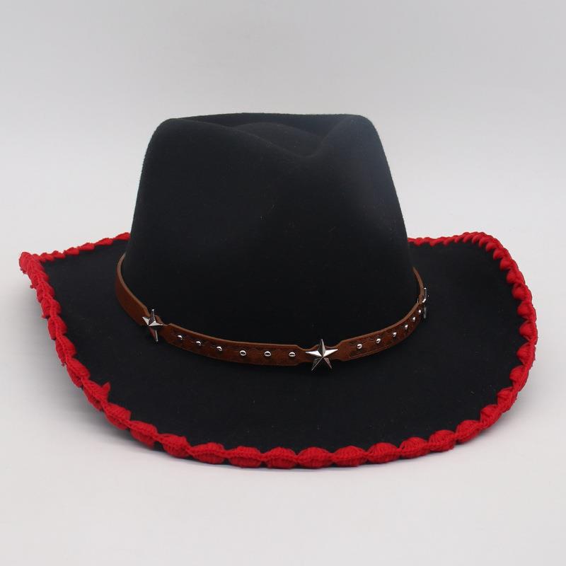 

Stage Travel, Vacation, Sun Protection, Sun Hat Performance, Dancing Jazz Hat, Niche Ethnic Style Design, Hemming Top Hat One size fits all [m peach cow]