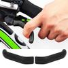 1 Paar Opvouwbare Fiets Mountainbike Stuur Siliconen Antislip Handvatovertrek (Zwart)