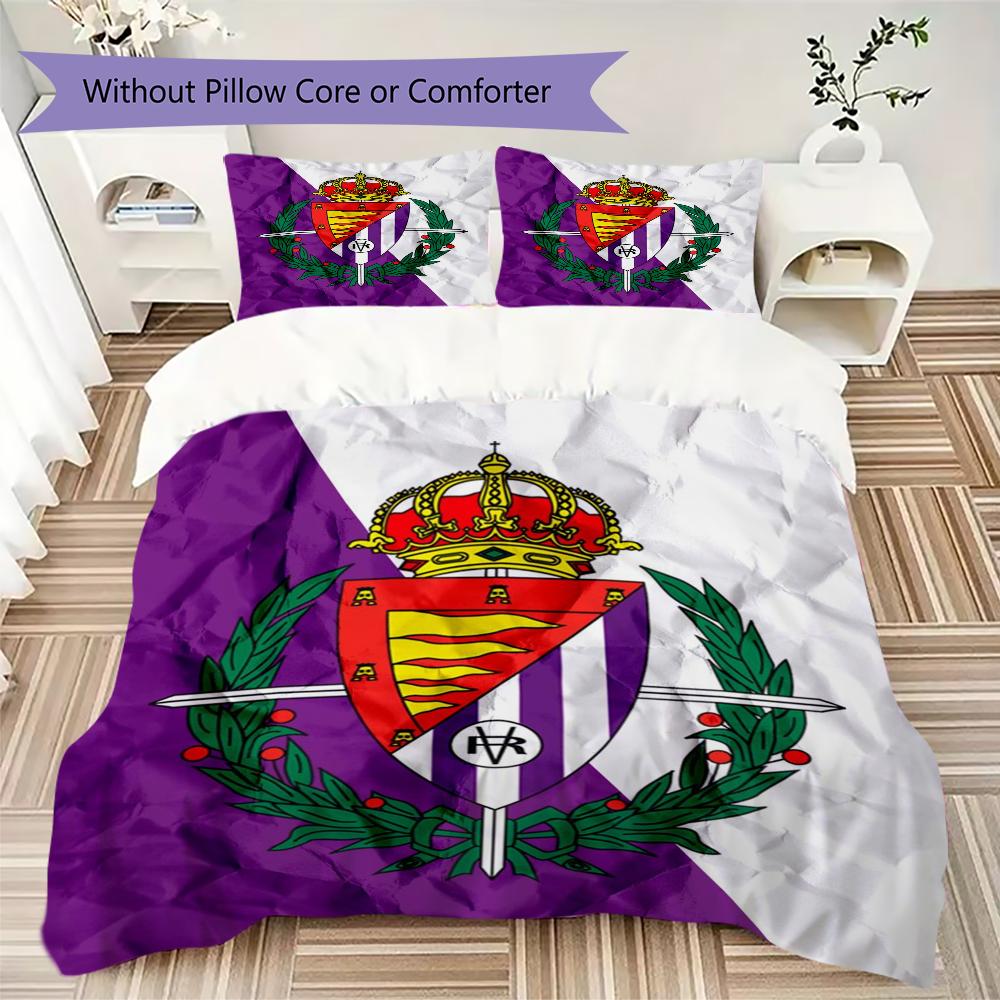 Set Copripiumino Trapuntato con Fantasia Real Valladolid Federa Decorazione per la Casa Regalo di Compleanno (1 * copripiumino + 2 * federe senza imbottitura)