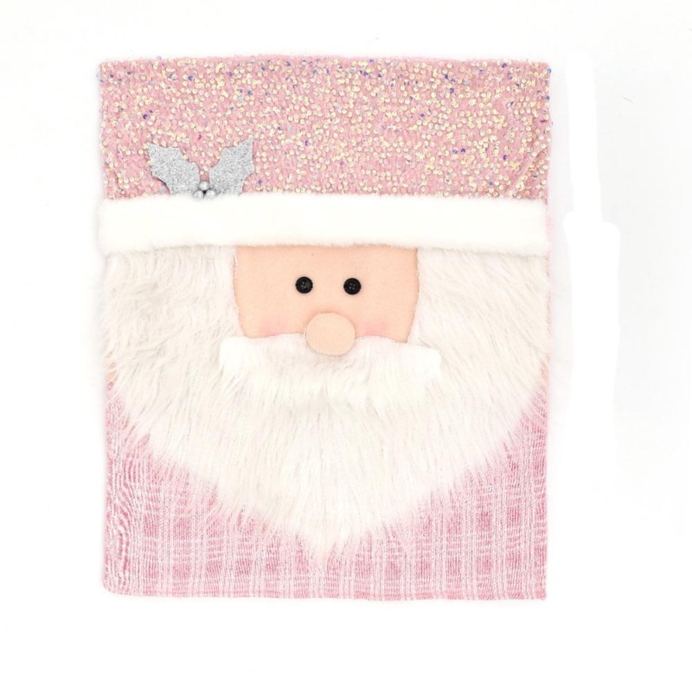 Soft Xmas Dinner Chair Seat Cover Snowman Festival Table Decor  Home Decoration