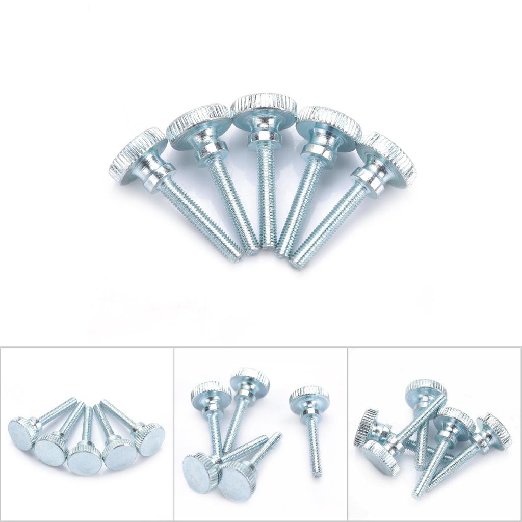 100Pcs Adjustable Step Double Handle High Head Knurled Screw M3*18