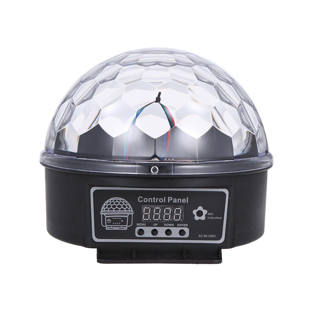 DMX512 LEDs Ball Stage Light with Remote Control 6 Channel Sound Activated Party Lights 6 Colors