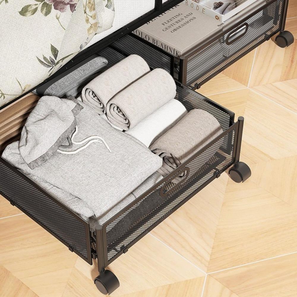 Large Capacity Under Bed Storage Containers Foldable Shoe Organizer Drawer  Bedroom