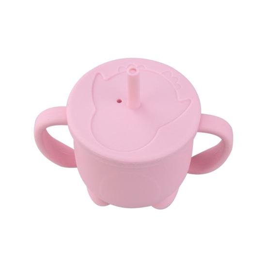 200ML Straw Cup Unbreakable Leakproof Silicone Anti-rupture Toddler Sippy Bottle Kids