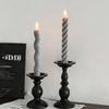 New Long Spiral Silicone Candle Mold DIY Twisted Long Rod Wax Stick Craft Molds Home Decor Tool Geometry Candles Making Supplies