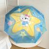 1pc Hello Kitty, Starfish Automatic Open/Close Umbrella, Lightweight Design for Everyone,Durable Canopy yy251014082