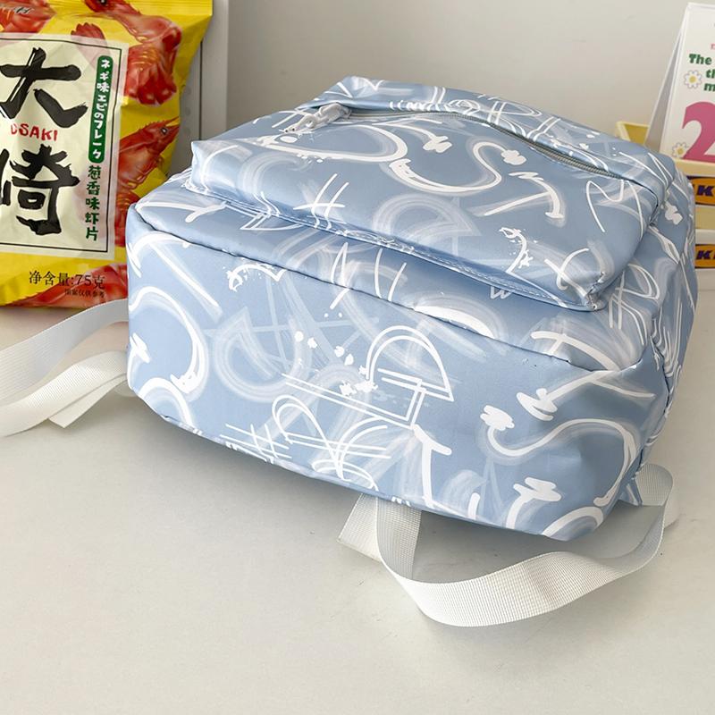 Student School Bag Large Capacity Backpack Graffiti Women's Backpack