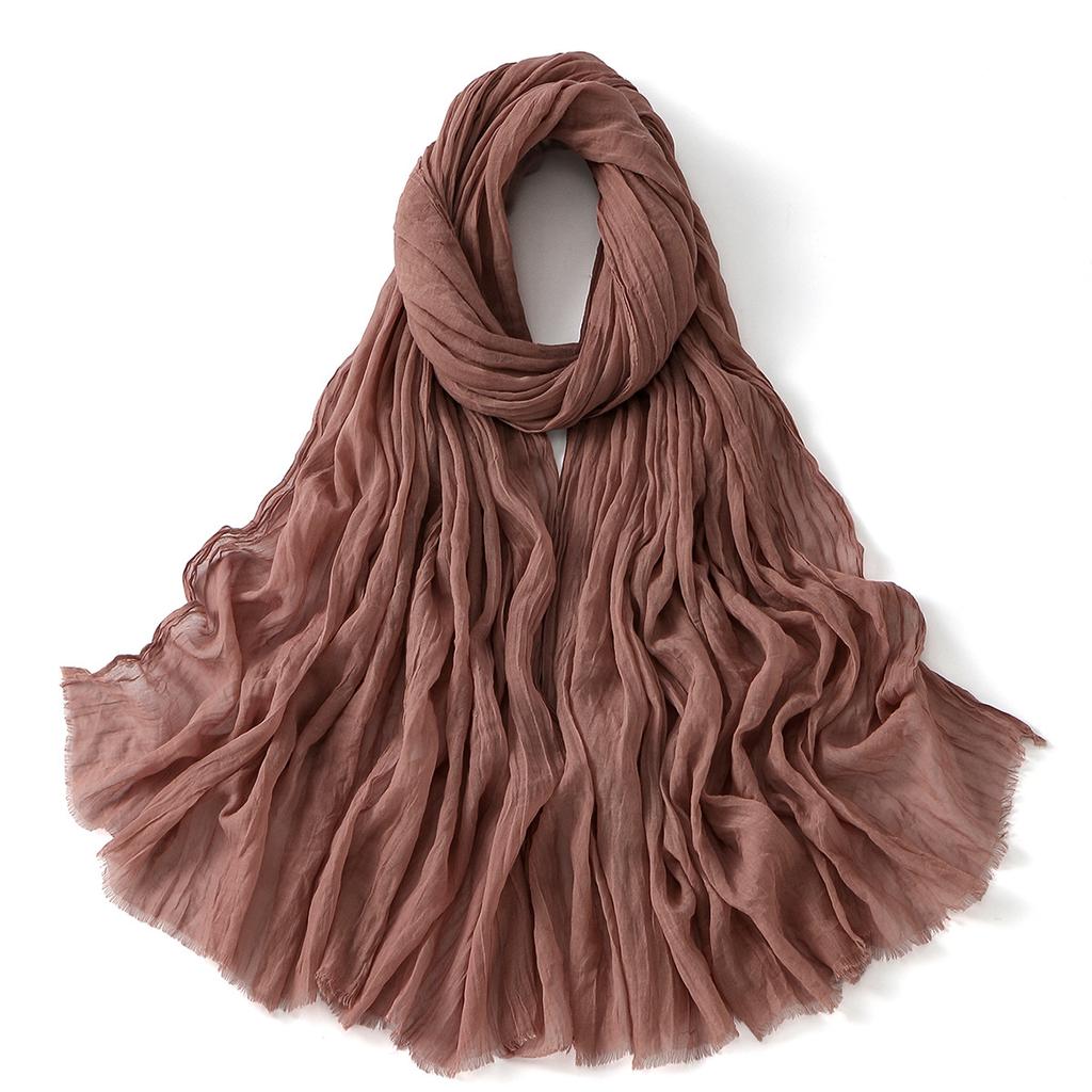 Resistant Fabric Easy To Carry Non-Slip Full Coverage Formal Muslim Hijab For Women Elegant Headscarf Full Coverage Event