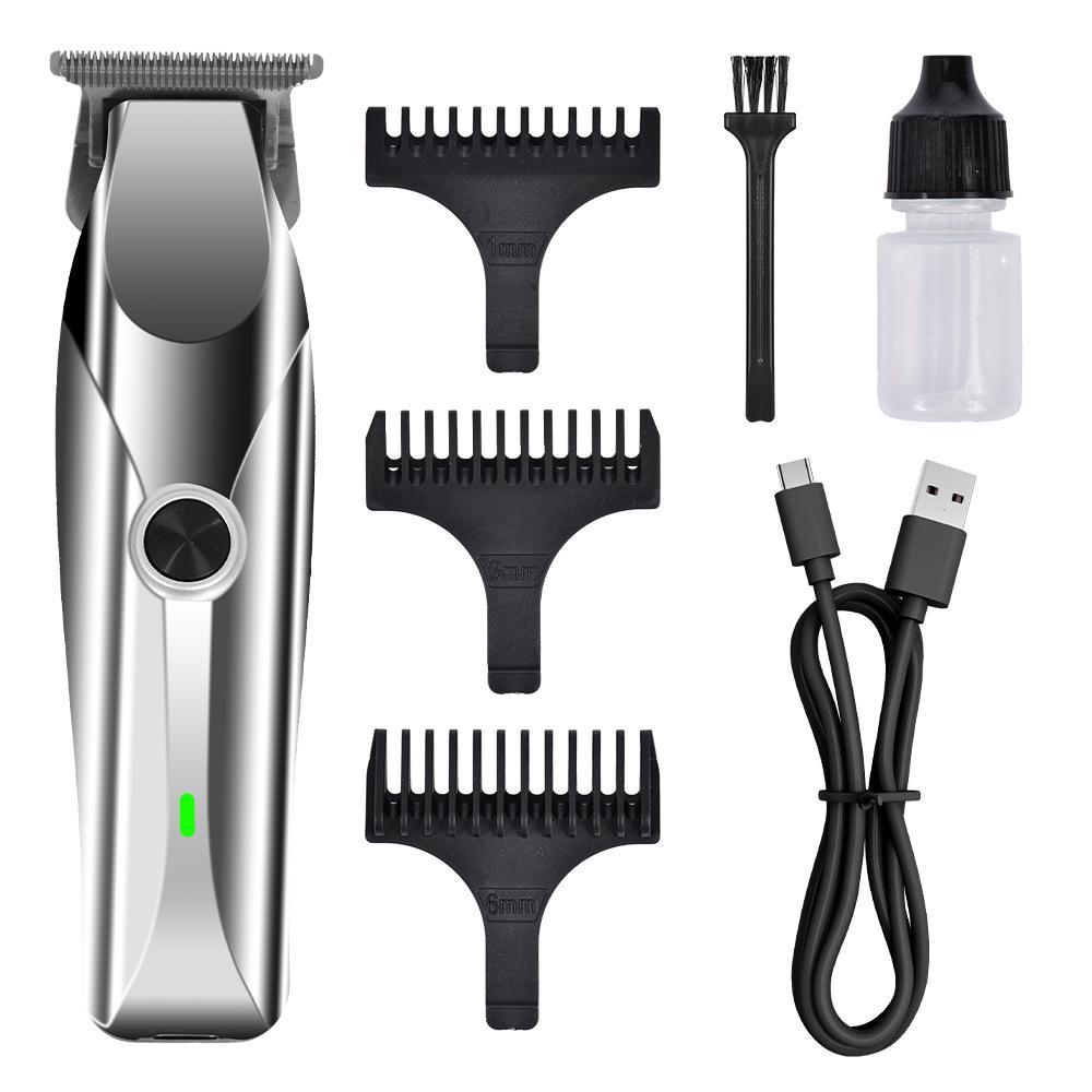 Rechargeable Multifunction Electric Hair Trimmer with Digital Display