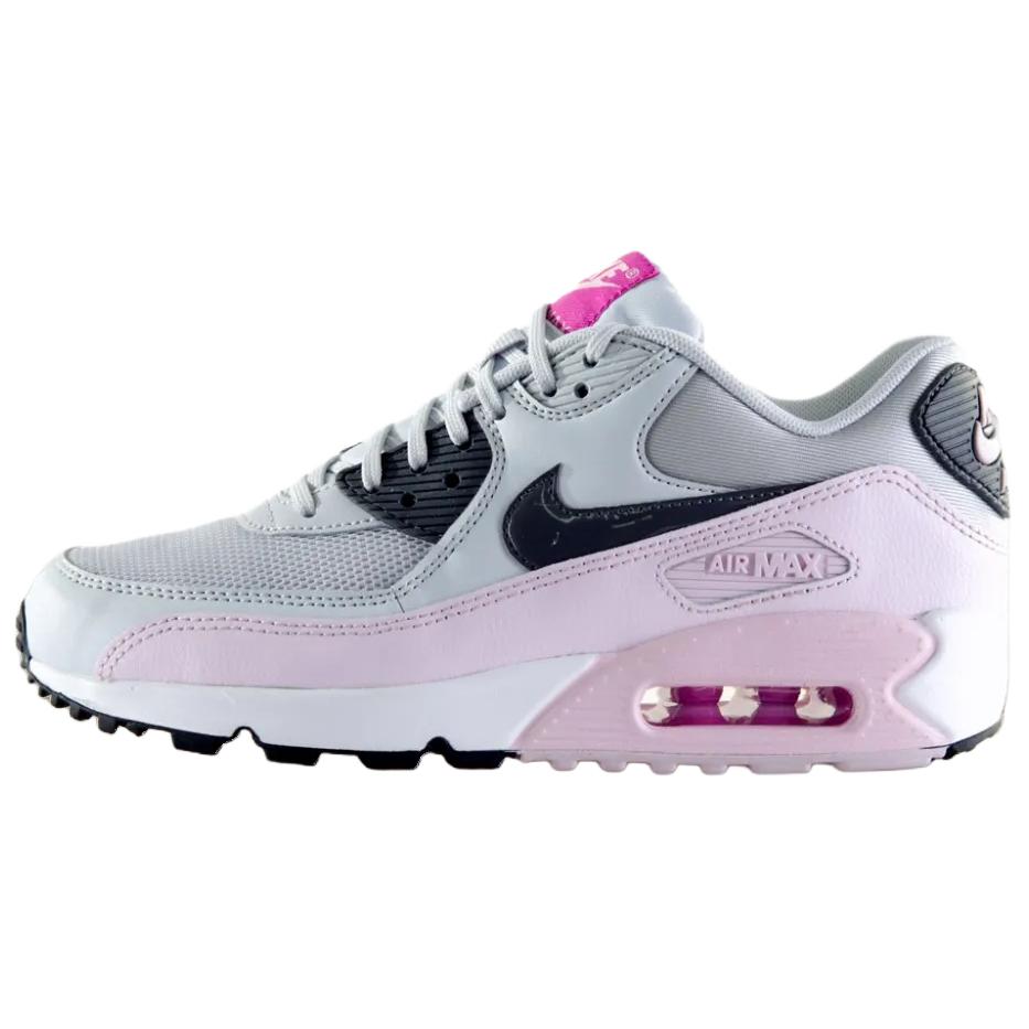 

Nike Air Max 90 Abrasion Resistant Low top Casual Running Shoes Women s Gray 616730-112 35.5