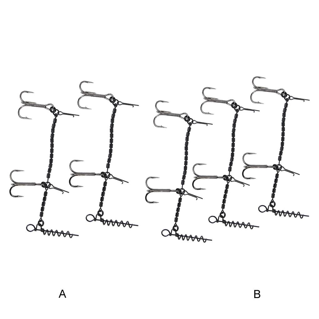 Stainless Steel Soft Lure Security Essential Premium Fishing Platform System Corkscrew Suitable For Popular Spins