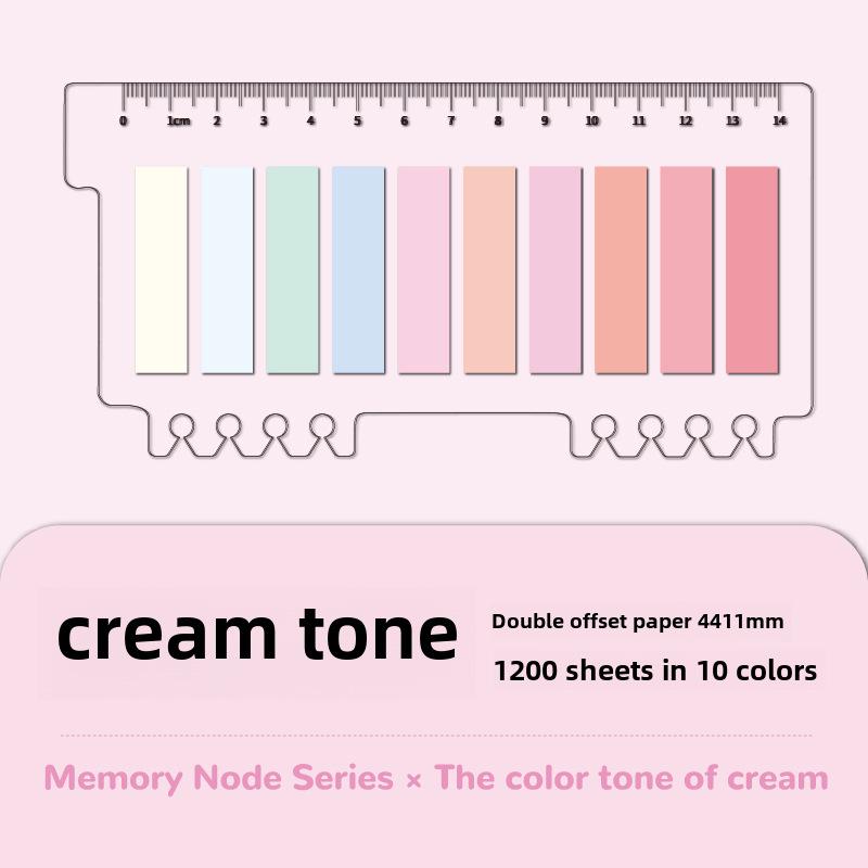 Мистер. Бумажные простые цветные стикеры Morandi - серия индексных наклеек (6 вариантов)