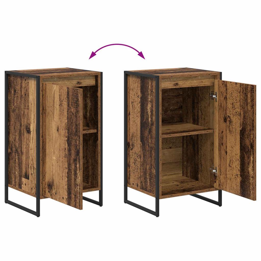 Sideboard Reclaimed Wood 43 x 36 x 75.5 cm Engineered Wood