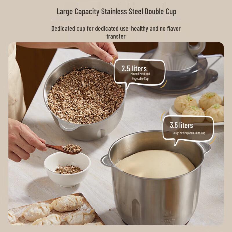 Little Bear Electric Multi-functional Meat and Garlic Grinder