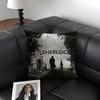 S-Sherlock Movie Cushion Cover Natural Linen Organic Fabric Double-Sided Printing Sofa Home Decor Gift Pillow Case