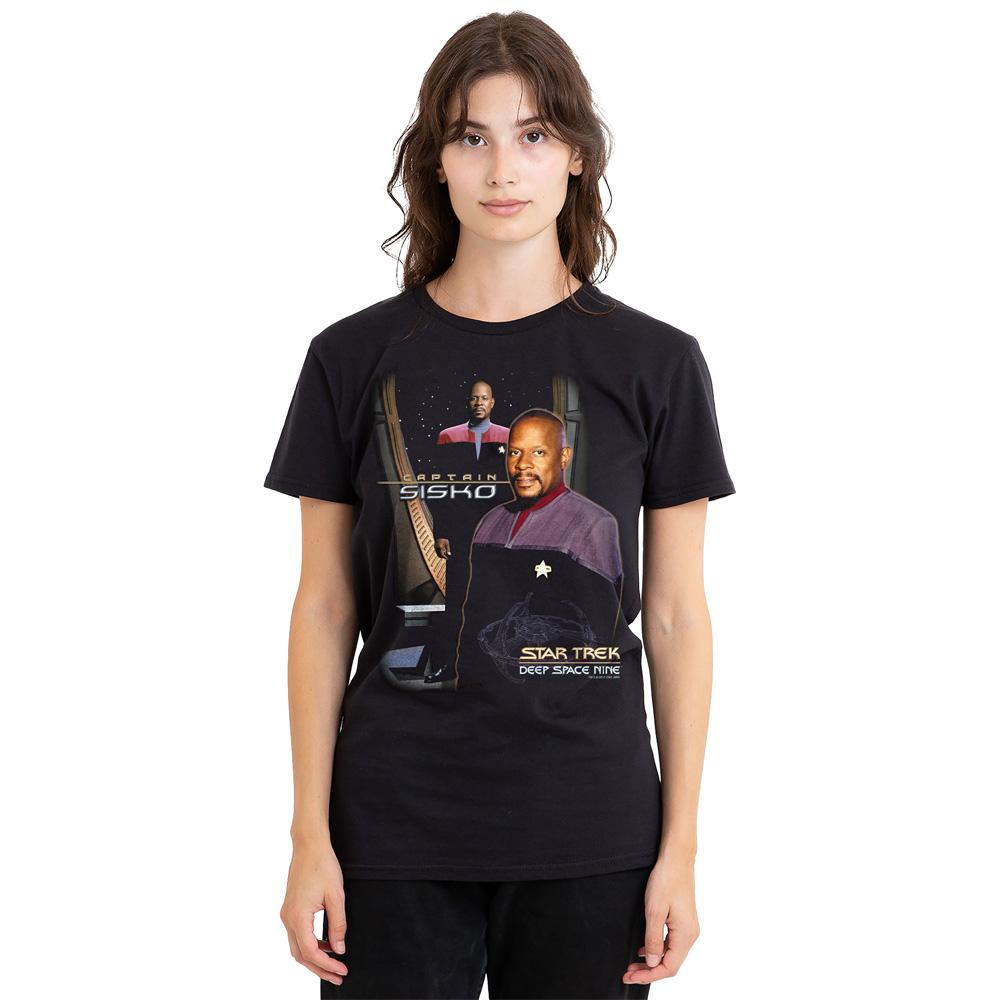 STAR TREK Unisex Adult Captain Sisko T-Shirt