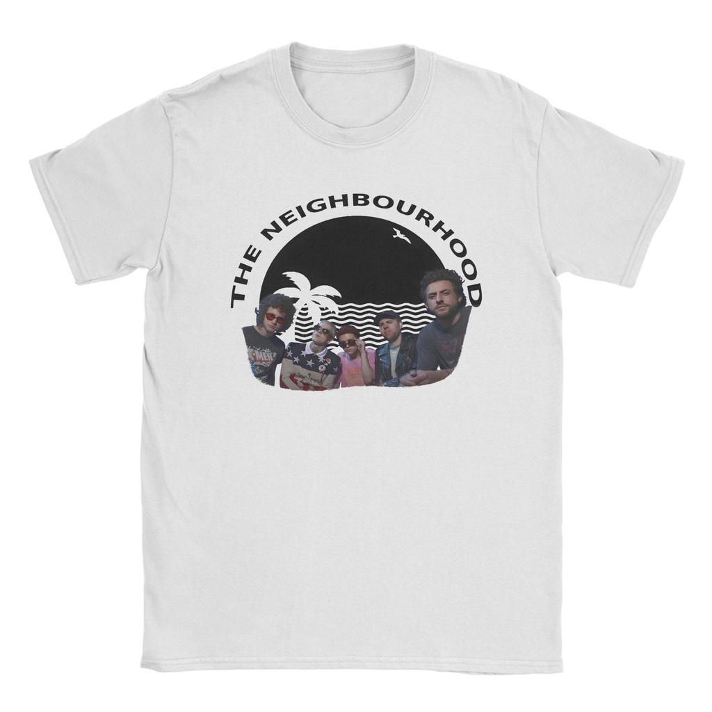 The Neighbourhoods TShirt Unisexs Cotton Tops Funny The NBHD Round Neck Short Sleeve