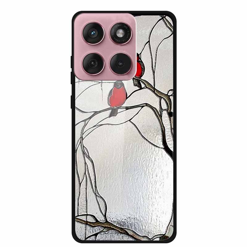 

Glass Case For Motorola Edge 60 60s 5G Case 6.67 Hard Tempered Glass Back Covers Soft Bumper For Motorola Edge 60 Fusion Fundas Moto Edge 60 5G