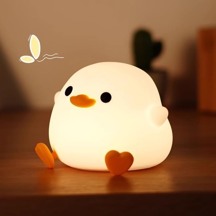 Xiaomi Duoduo Duck Night Light Cute Duck Light Touch Control Rechargeable Night Light Suitable for Bedroom and Living Room Use