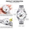 BINLUN Men's Analog Automatic Mechanical Watch with Tourbillon, Stainless Steel Watchband, Waterproof, and Sapphire Crystal [Parallel Import]