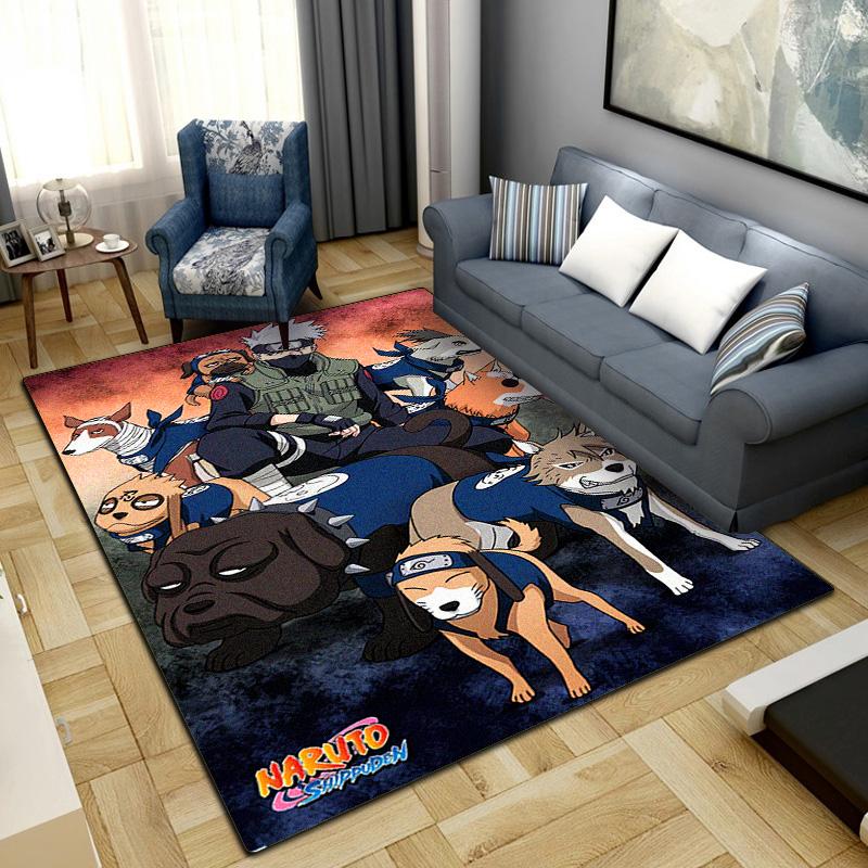 Anime-Naruto Area Carpet for Living Room Bedroom Home Decor Cool Movie Mat Floor Mat -LXR58