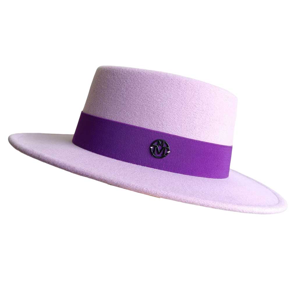 Fedora Autumn And Winter Hat Letter Accessories French Retro Punk Men And Women Wide Brim Hat Gorras Hats For Man