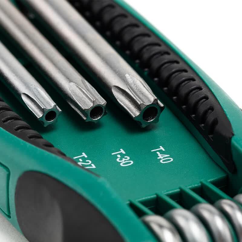 SATA 8-Piece Folding Torx Wrench Set