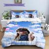 Aitana Pattern Bedding,Quilt Set Quilt Cover Pillowcase Home Birthday Gift (1 * Duvet Cover + 2 * Pillowcase, Without Core)