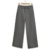 Autumn New American Old Money Casual Suit Pants Women's Versatile Senior Sense Loose and Thin Wide-leg Trousers