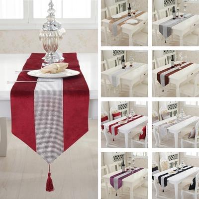 Bling Table Runner Shiny Rhinestone Runner Sparkled Table Runner