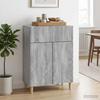 Sideboard Grey Sonoma 66 x 34.5 x 90 cm Particleboard