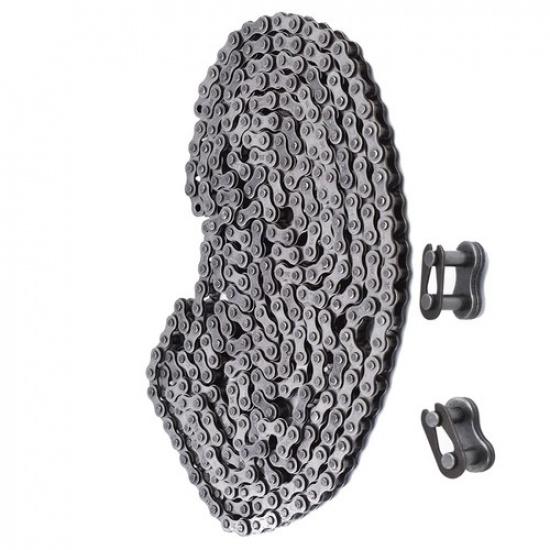#35 Carbon Stell 10 Feet Roller Chain 0.375 Inch with 2 Connecting Links