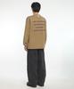 NOMANUAL Star Logo Vintage Long Sleeve Tee - Washed Brown