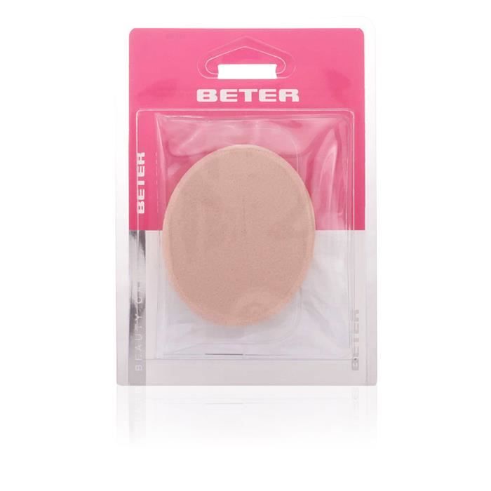 Beter. Éponge de maquillage latex nettoyant. Maquillage éponge avec gaine de latex. Sa forme ovale vous permettra de passer le maqui