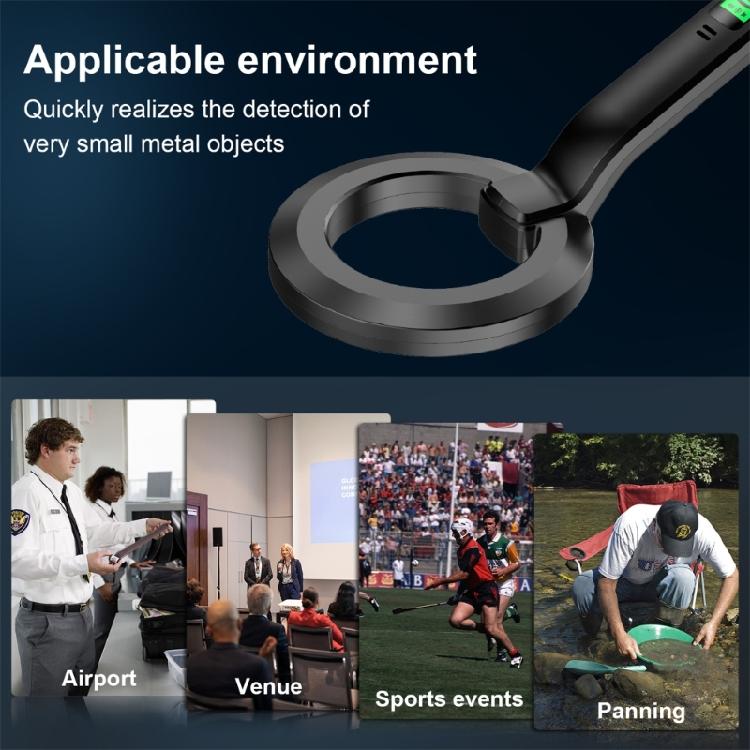 Metal Detecting Device Reliable Metal Detectors Sound Vibration Warning Durable