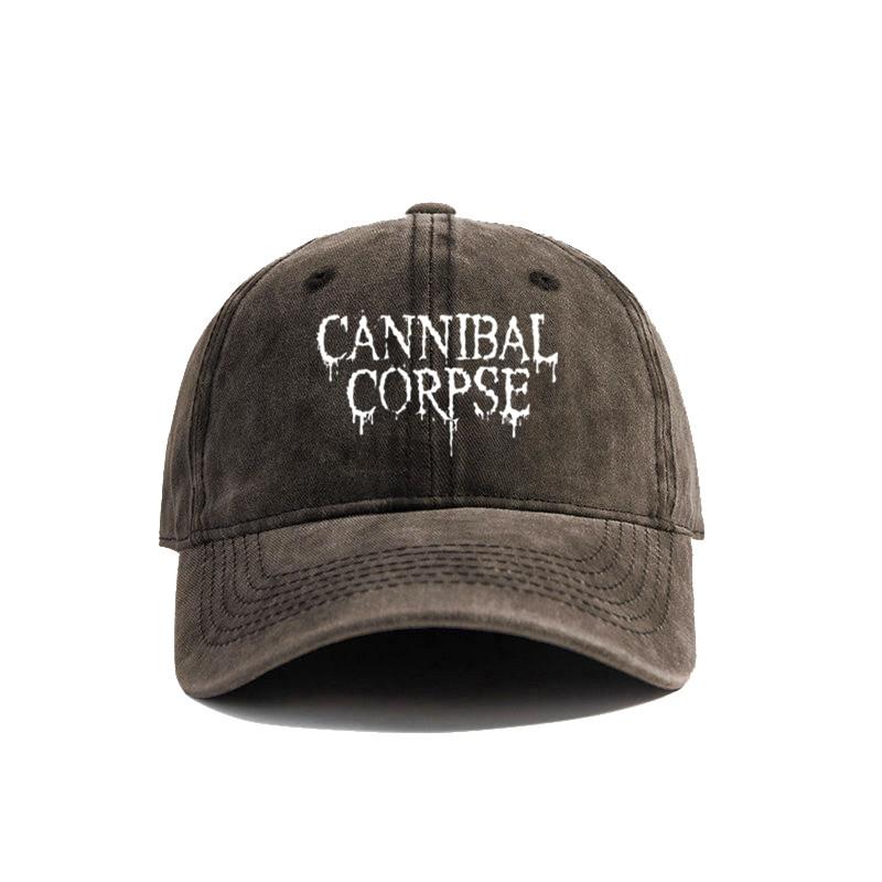 Cannibal Corpse Baseball Cap Summer Distressed Dad Hats Unisex Outdoor Adjustable Cotton Caps MZ-433