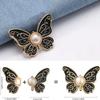 2/1pairs Adjustable Waist Tightener Butterfly Shape Trousers Waist Buckles for Jeans Pants Skirts Snap Button Adjuster Clips