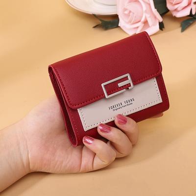 Short Ladies' Small Wallet Mini Card Wallet Student Coin Purse