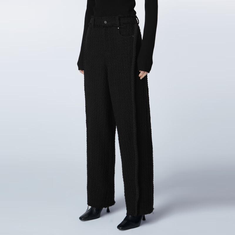 

JNBY 23 Winter Wool Blend Pleated Straight Casual Pants L