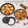 5/8/9 Inch Round Pizza Pan Non-Stick Baking Tray Carbon Steel Tart Quiche Flan Pan Cake Mould Bottom Removable Pie Pan Bakeware