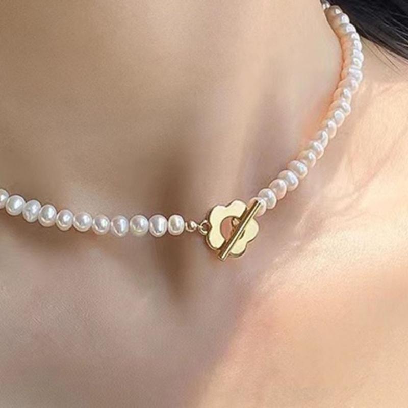 5Sets Flower Toggle Clasps Connector T-bar Necklace Bracelets Clasps Jewelry Making Findings Accessories Easy To Use