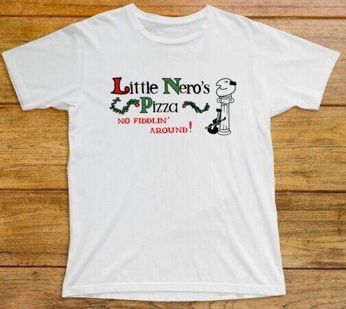 Little Nero s Pizza T Shirt 1033 Home Alone Christmas Comedy Movie Elf Scrooged 2XL