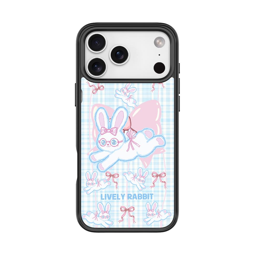 Applicable To Apple 17 Mobile Phone Case, Advanced Sense 16 Replaceable Back Plate 15promax Magnetic Mobile Phone Case, Bow Rabbit.