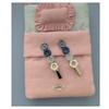 Button Accent Hair Clip 4PCS Set