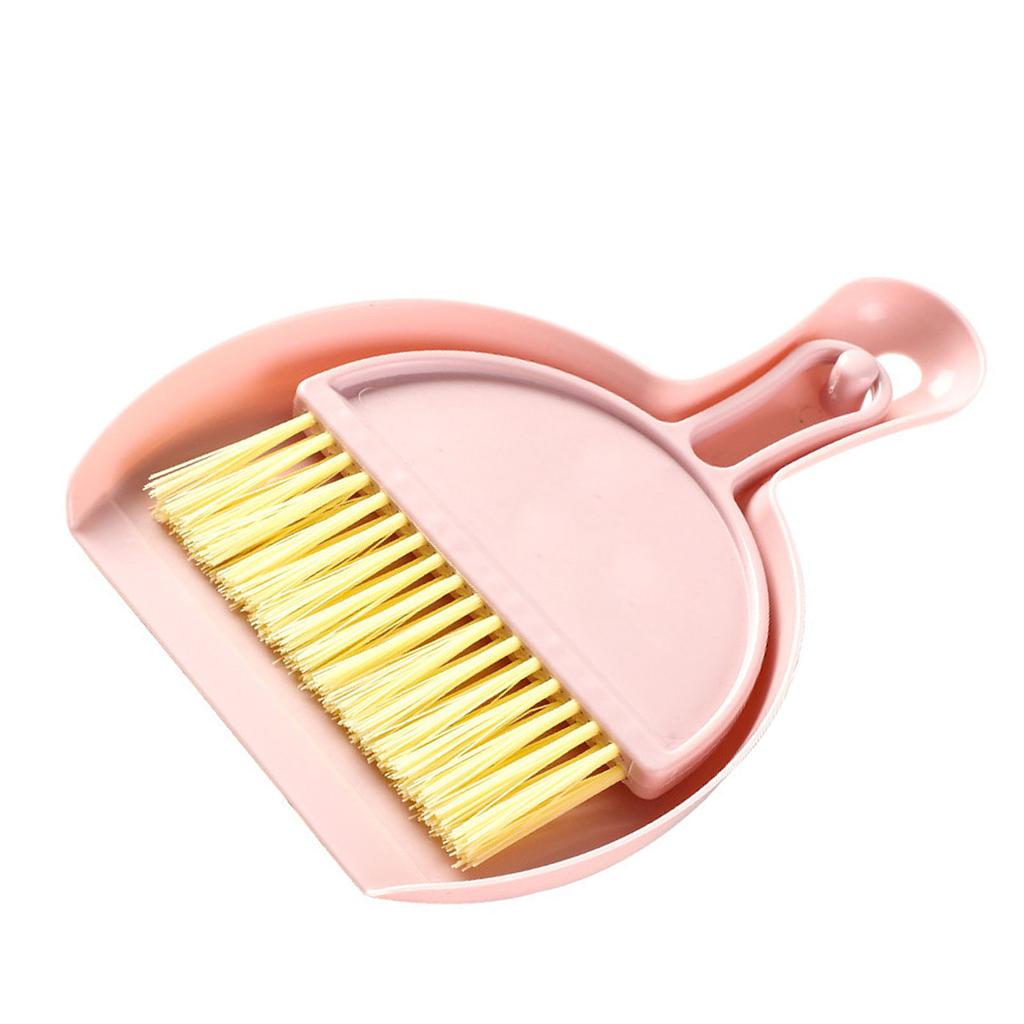 Dustpan Brush Set Compact Multifunctional Table Cleaner Small Broom Dust Pan for Keyboard Cleaning