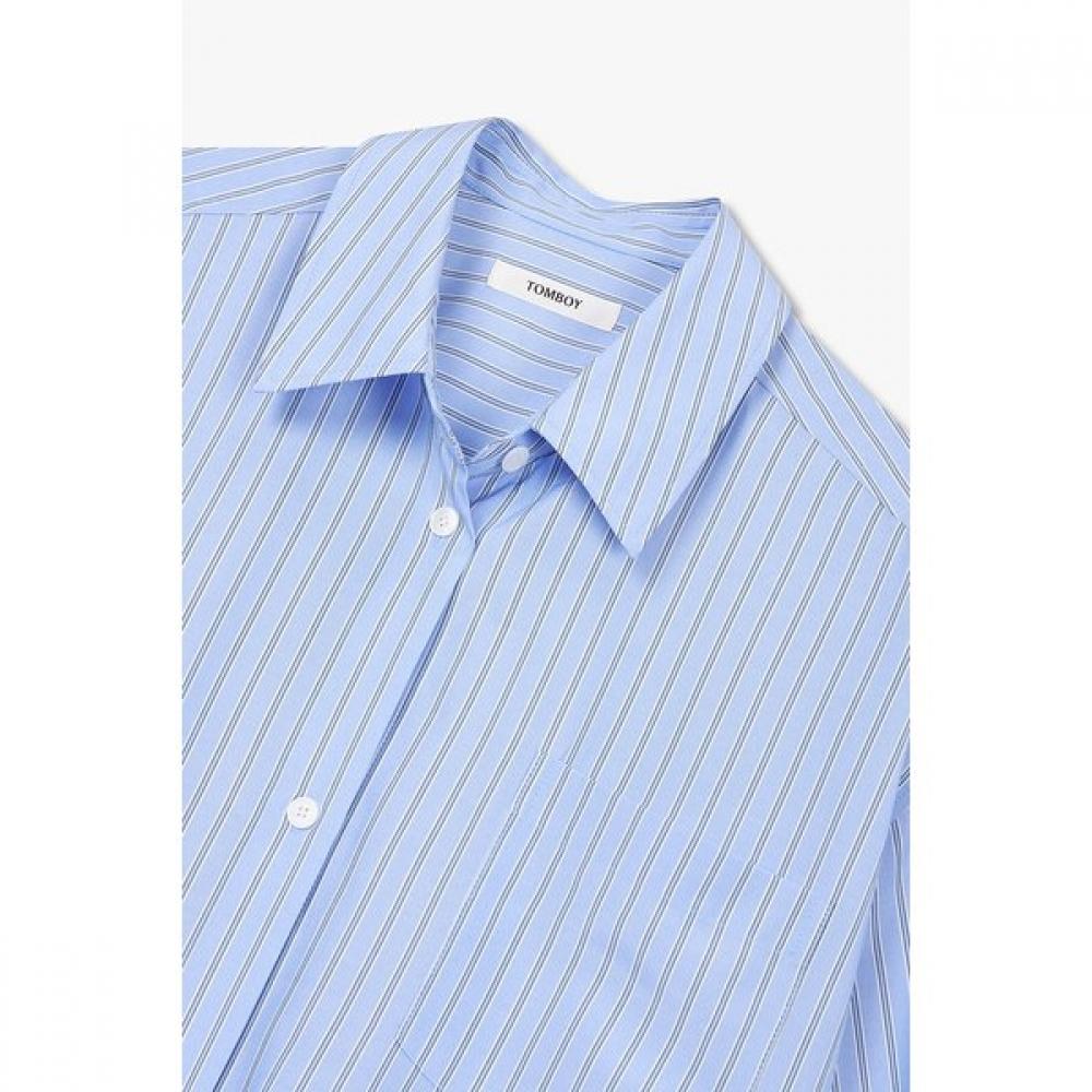 Studio Tomboy Side String Stripe Shirt 9106221220 