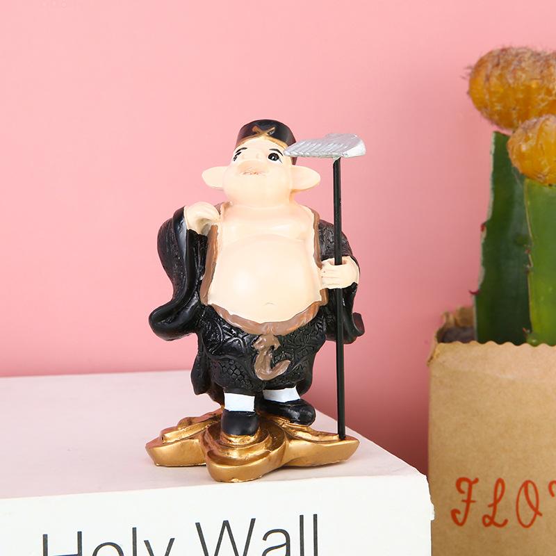 4pcs Creative Cartoon Image Sun Wukong Figurine Doll Monkey King Journey To The West Home Decoration Resin Crafts Decorations