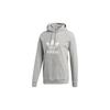 Adidas Originals Trefoil Hoodie Spring Autumn Sports Pullover Sweatshirt Men Tops Light-Grey DT7963