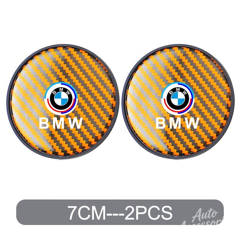 Non-slip Car Water Coaster Cup Carbon Fiber PVC Coaster Mat Accessories For BMW E46 E90 E60 F10 E39 F30 E36 F20 E87 E90 E70 E91 NS1