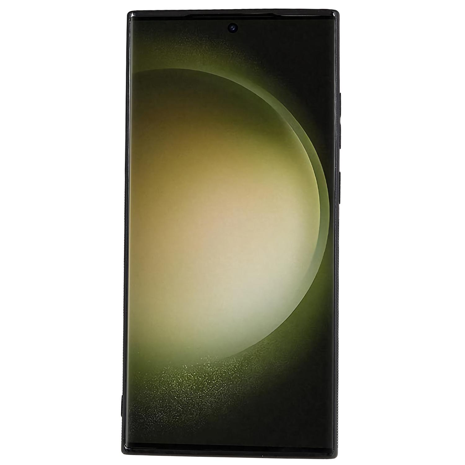 

Carbon Fiber Case for Samsung Galaxy S23 Ultra,Anti-Fingerprint Soft TPU Protective Phone Cover A